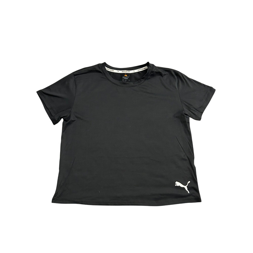 Puma T-Shirt Womens‎ Small Black Excellent Short Sleeve Performance Active Top